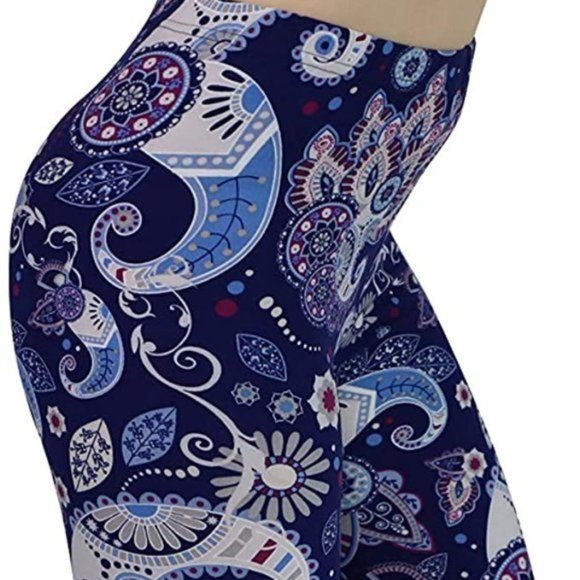 COMFY LEGGINGS Women's Capri Length Buttery Soft Yoga Workout - Picture 3 of 8